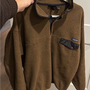 Patagonia Men's Zip-Up Sweater in Brown